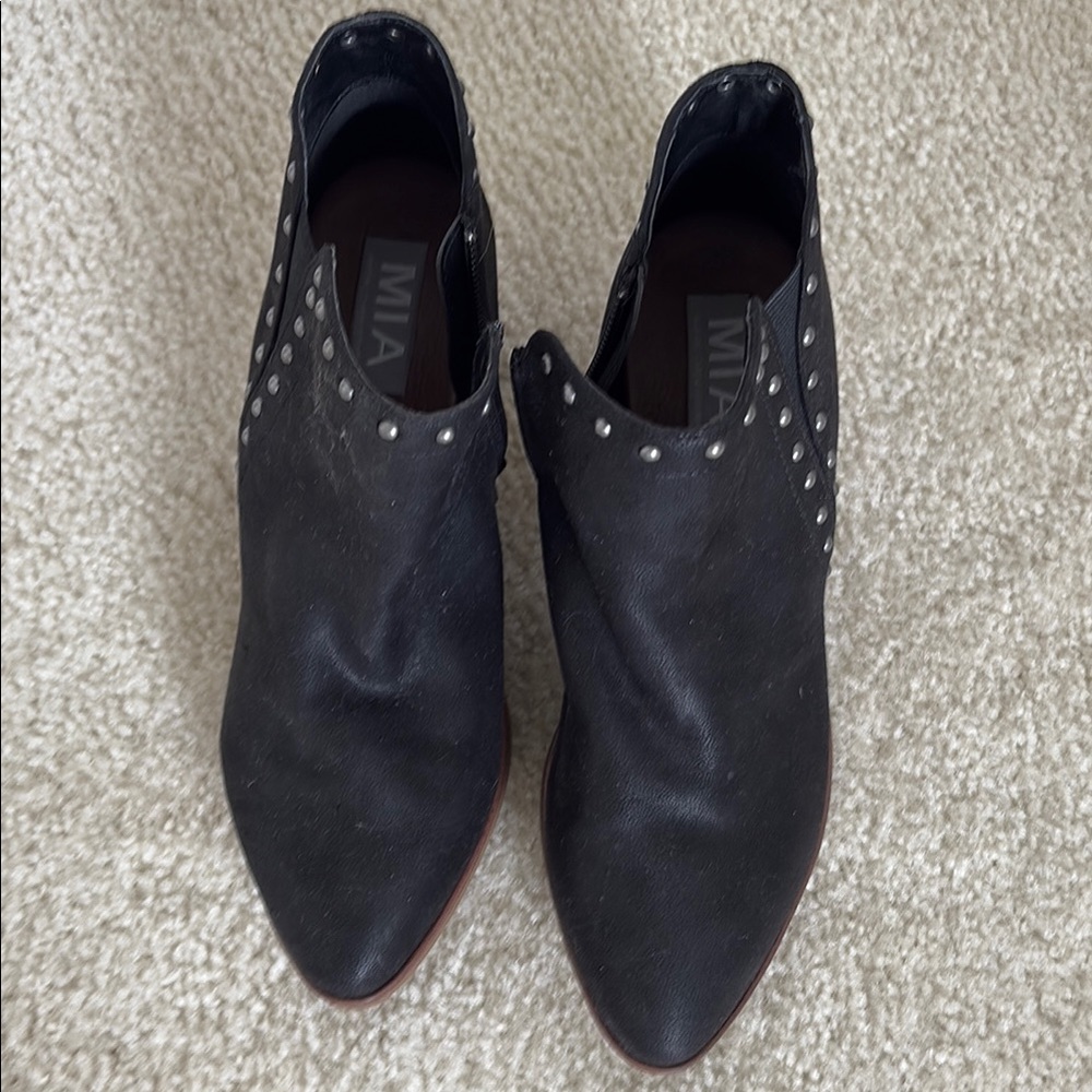 MIA Black Studded Women's Shoes